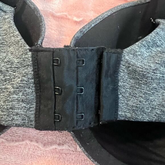 Cacique Underwire Bra 40D Gray & Black - Picture 3 of 14